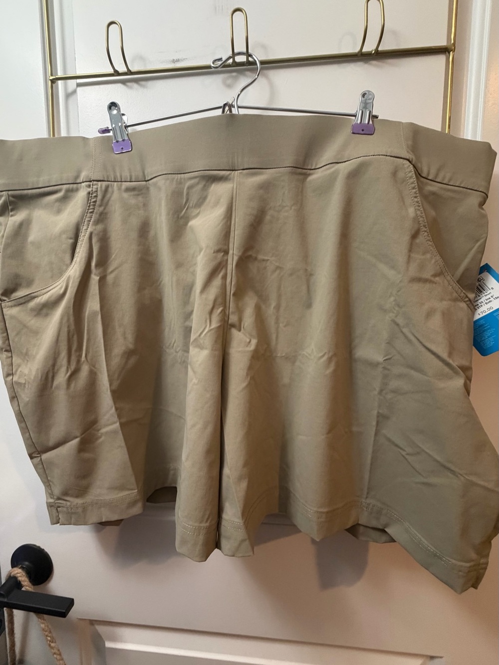 3X Columbia 6 inch inseam Regular Fit Shorts - Khaki